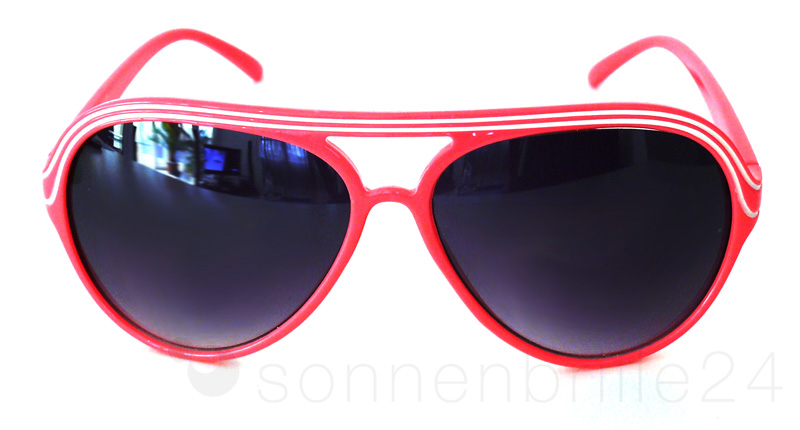 Retro Style Sonnenbrille Kick rot