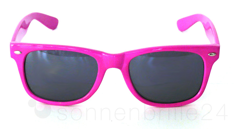 Retro Sonnenbrille Wayfarer pink