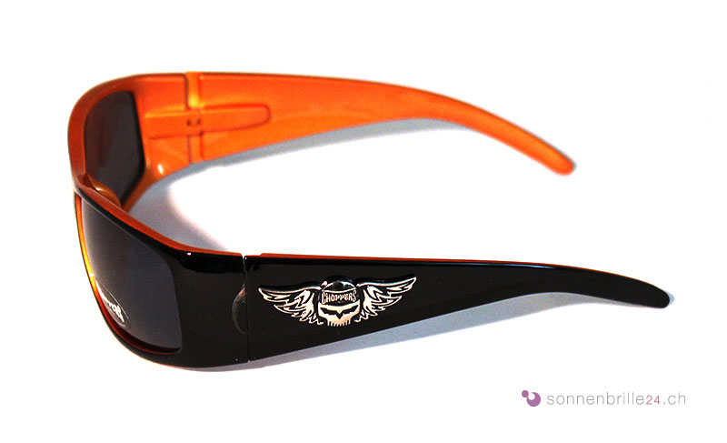 Choppers Biker Sonnenbrille Street orange-schwarz