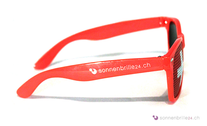 Fan-Sonnenbrille Schweiz mit Logo Aktion