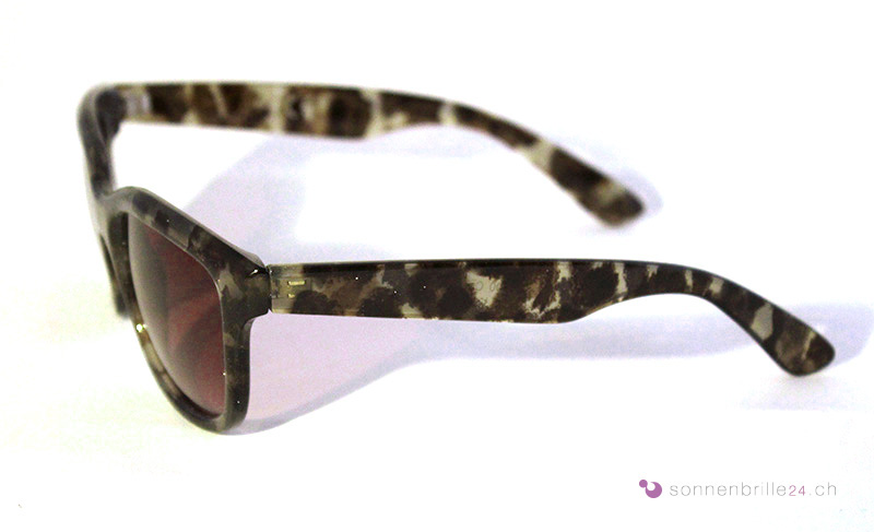 Klassische Unisex Sonnenbrille schwarz-braun
