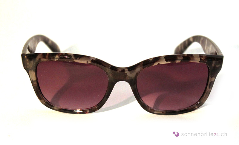 Klassische Unisex Sonnenbrille schwarz-violett