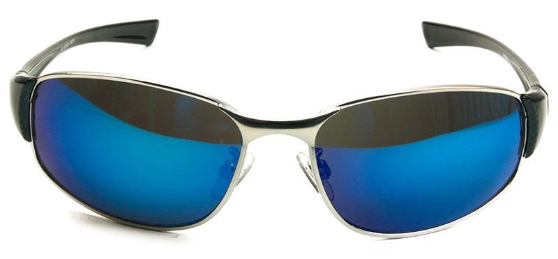 Sport-Sonnenbrille 3715 blau-silber