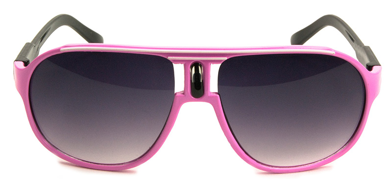 Retro-Sonnenbrille colored pink